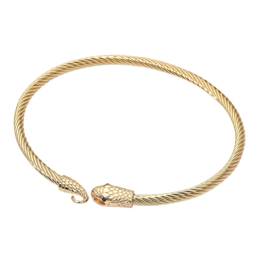 Gold Snake Choker