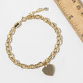 Heart charm bracelet
