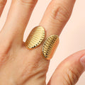 Shell stainless steel ring